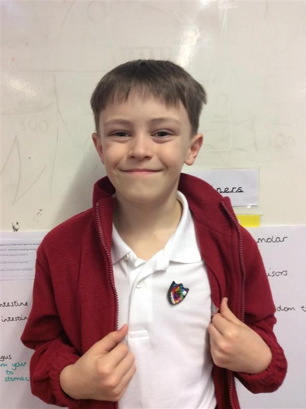 What a super star, look who's earnt a Blue Peter badge for his fabulous piano playing!