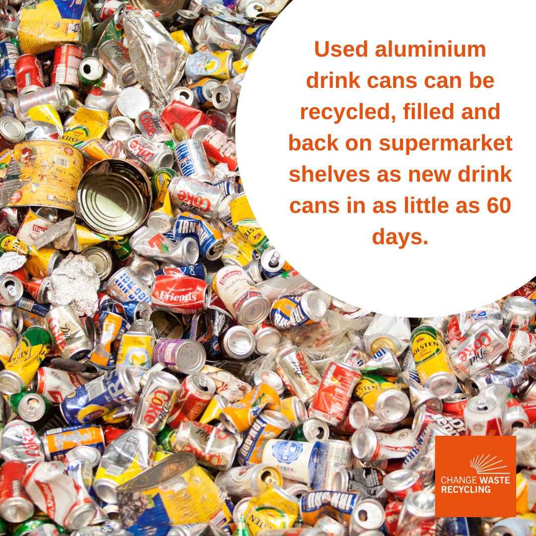Friday Fact: Did you know that it only takes 60 days for a used drinks can to be recycled, refilled and back on supermarket shelves. Cans can be recycled numerous times, metal has been melted and remelted since 700BC. 

#recycling #wastemanagement #businesswaste #metalrecycling