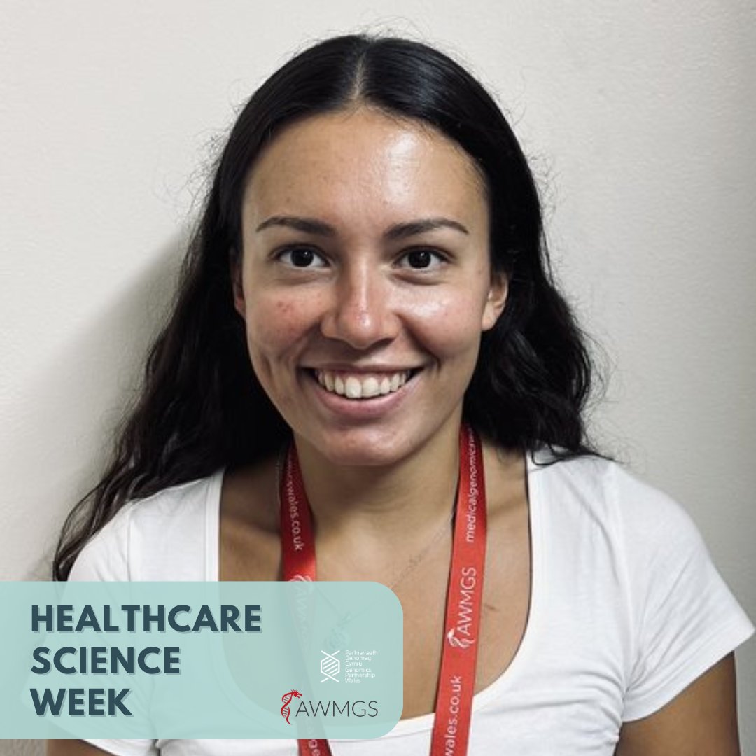 Meet Megan… Trainee Clinical Scientist @MedGenWales “ Recent rotations through Bioinformatics and Histopathology teams have helped me understand how important our role is in providing tailored, high quality patient care” #HealthcareScienceWeek ow.ly/lqTr50QScHO
