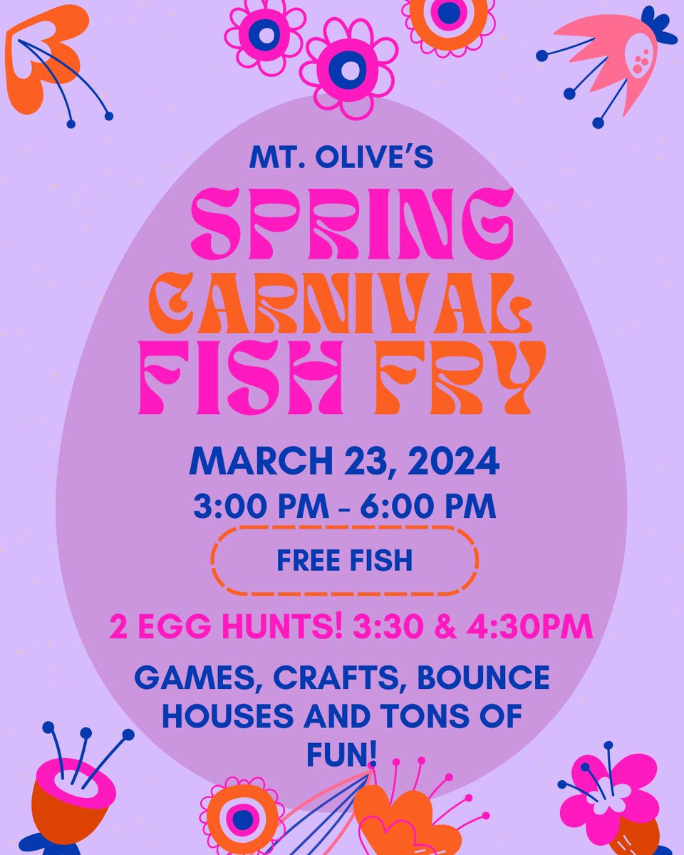 Spring Carnival is only a week away! We hope to see you there🌸🐣✝️🐇🌸