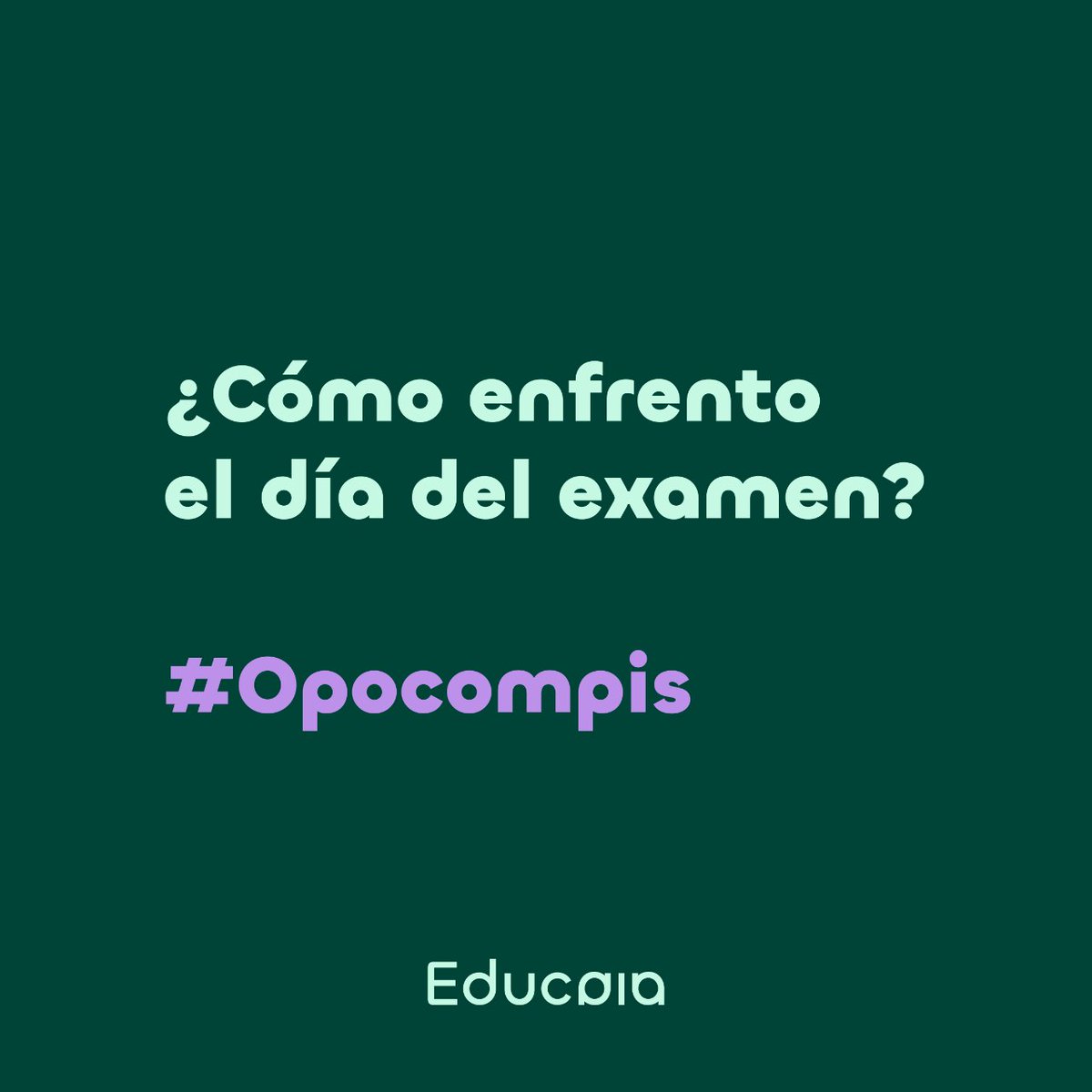 educaia_'s tweet photo. ¿Cómo enfrento el día del examen? 😊🤞 Prepararse es crucial: desde descansar bien hasta llegar temprano y mantener la calma. Educaia tiene más tips como estos para ti. Confía en ti mismo y alcanza el éxito. 🚀
#VentajaEducaia🦉
 ¡Prueba ya! 
🔗https://t.co/8V6c3CTBqe https://t.co/AHDzQahb9a