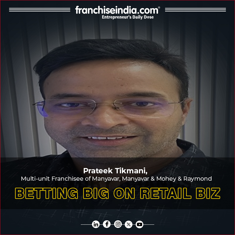 Betting big on Retail biz
Read more:- ow.ly/EPCK50QUcqE

#RetailBiz #RetailSuccess #BusinessGrowth #EcommerceTrends #RetailStrategy #SmallBizOwner #ShopLocal #RetailTherapy #OnlineRetail #RetailLife #Businessnews #TrendingNow #DailyNewsUpdate #Franchise #Franchiseindia