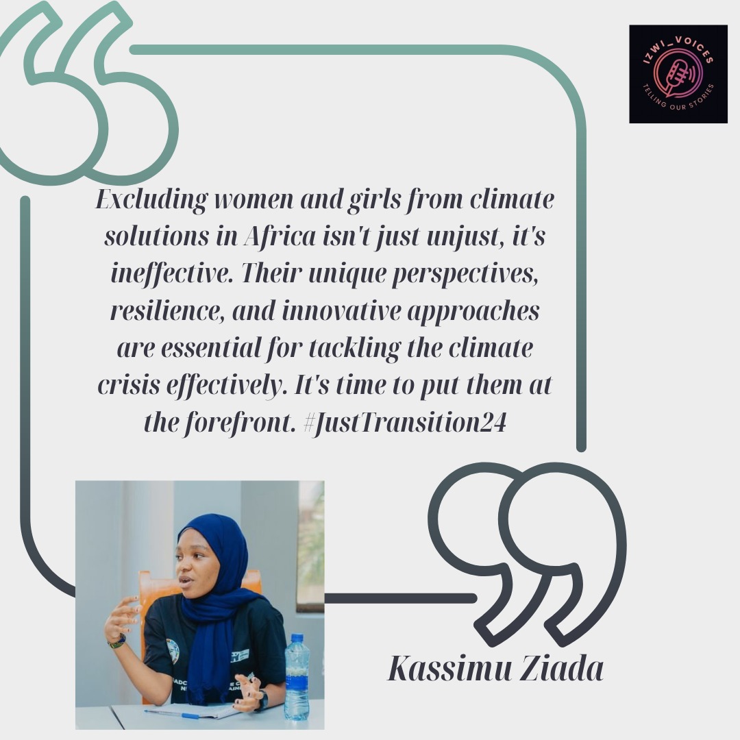 #WomensMonth Feature @KassimuZiada #SheLeadsClimate #ClimateActionNow