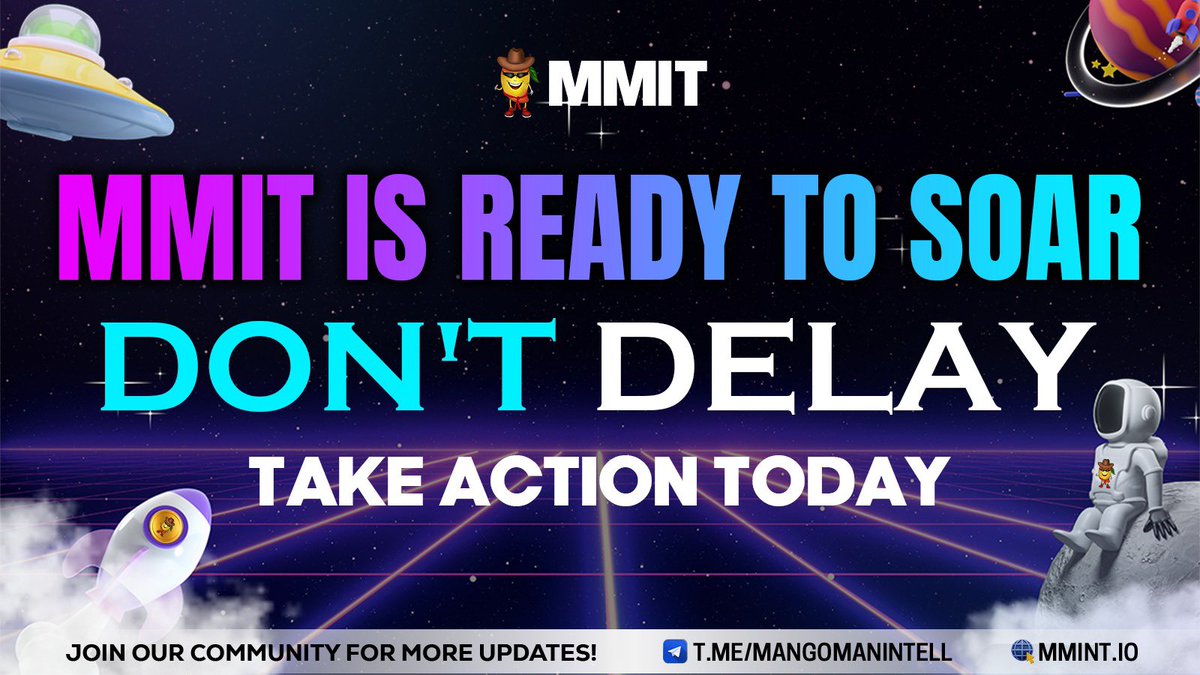 Pavanesh7985's tweet photo. ๐ Soar to New Heights with MMIT โ๏ธ Don't Wait, Elevate Today! ๐
Buy Now ๐
https://t.co/rMMpQ0Zgiiโฆ
Join the journey at:
๐https://t.co/pg8oB6zgJlโฆ
$MMIT #CryptoStaking #MemeUtilityToken #Surge https://t.co/1ScVflkMRV