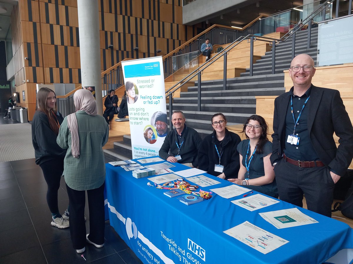 At @mmu_business talking about the range of careers in @PennineCareNHS lots of enthusiasm for coming to work with us which is fantastic.