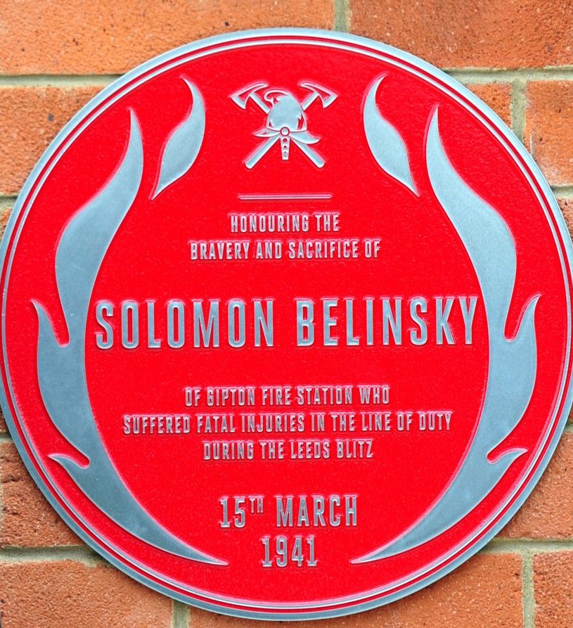 Today #WeRemember Solomon Belinsky, who died in the line of duty after being fatally injured in the Leeds Blitz on the 15th of March 1941.