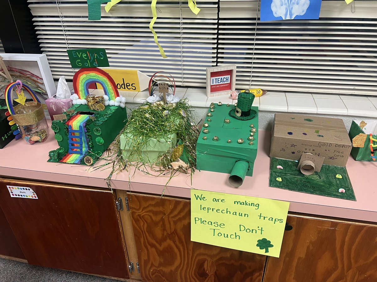 Our K classes are hoping to catch a leprechaun today! #WheretheStarsShine
#ShineBrighterTogether