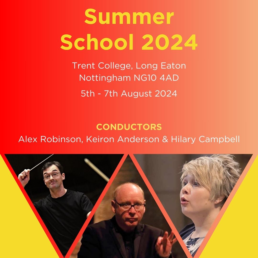 It seems like August is a long way off, but we're already excited about this years Summer School! Here are your conductors this year… #SummerSchool2024