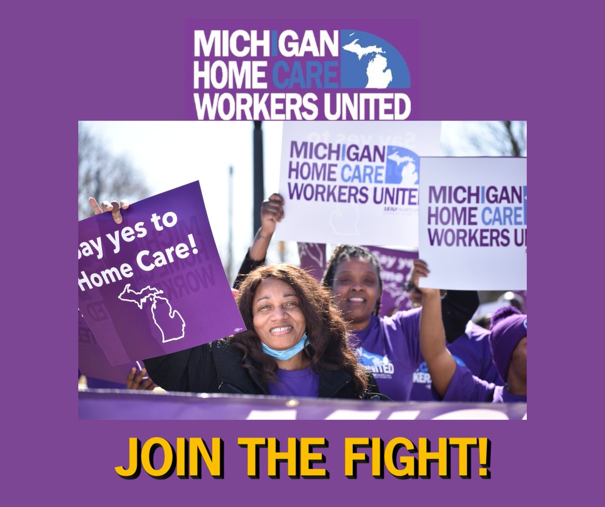 As our population ages, we need a system in place to allow older folks to age with dignity in their own homes

Sign the Petition: secure.everyaction.com/ta8WBgPjgkuuuL…
@seiuhcmi 
#UnionsForAlluuL3hFFTsSQ2
#MIHomeCareWorkersUnited
#YesToMIHomeCare
#SayYesToHomeCare
#SupportHomeCareWorkers