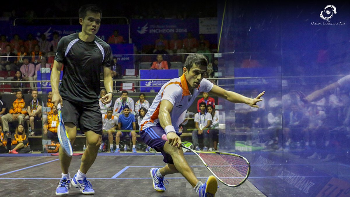 AsianGamesOCA's tweet photo. What does the joy of victory look like? This is how...😍

#Flashback to the 2014 Incheon Asian Games, where Team India clinched its inaugural gold medal, marking a historic moment in squash. 

#AsianGames #Incheon2014 #Squash #India https://t.co/ESqBFoGo4w