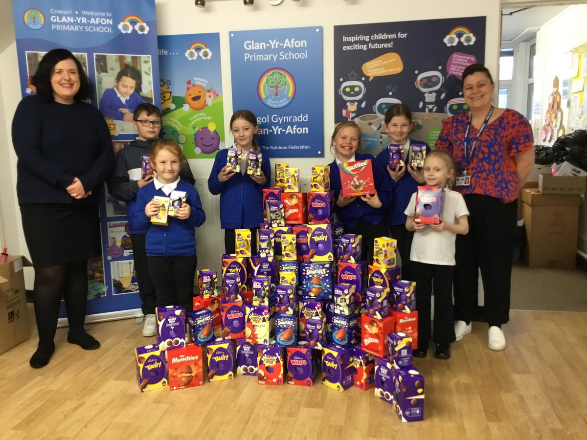 A big thankyou to @WatesGroup @sophiecia1897 for donating Easter eggs for our Easter raffle. Pasg Hapus 🐣