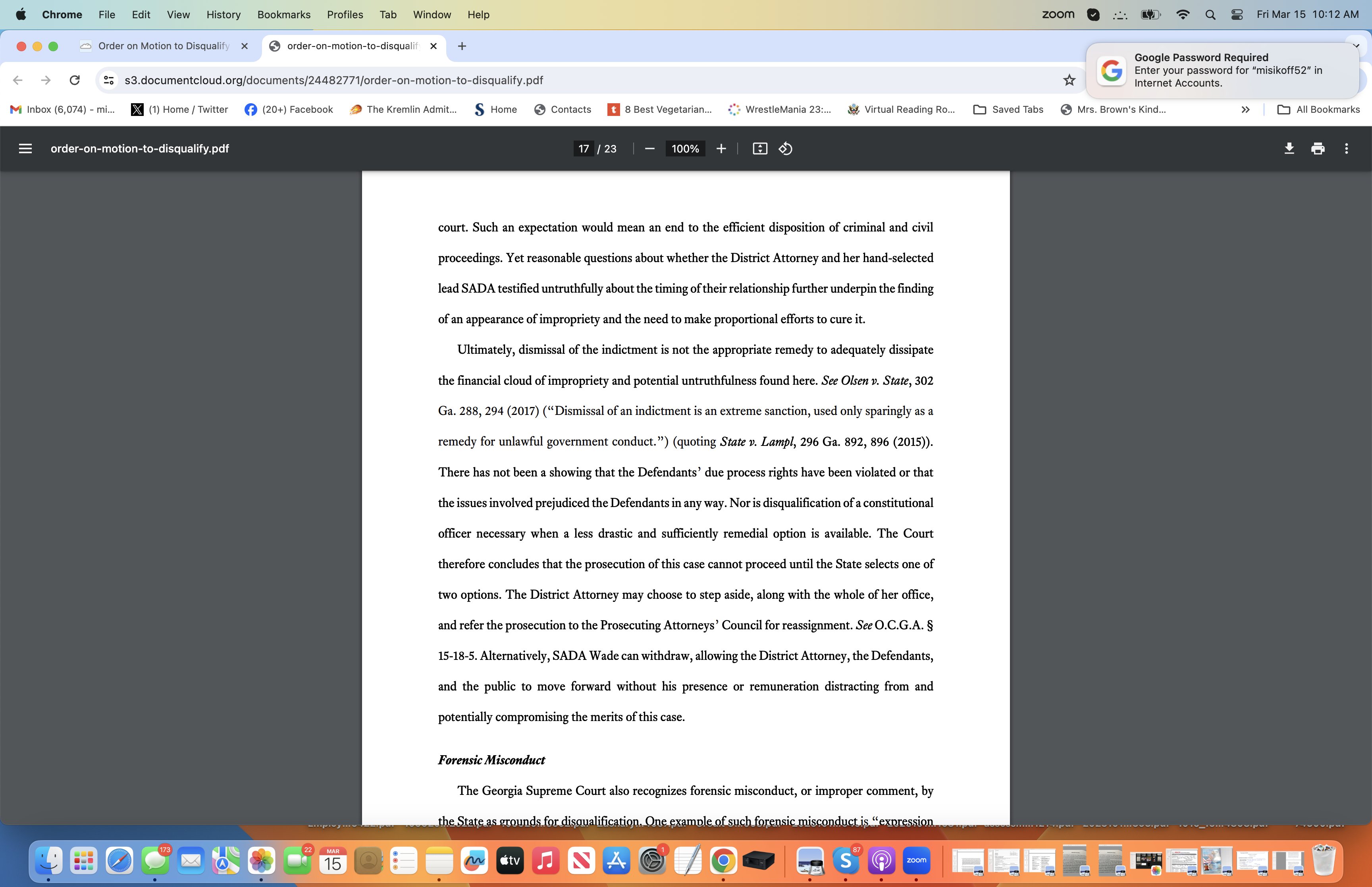 Michael Isikoff on X: &ldquo;Lots of tough language in Judge McAfee&rsquo;s 