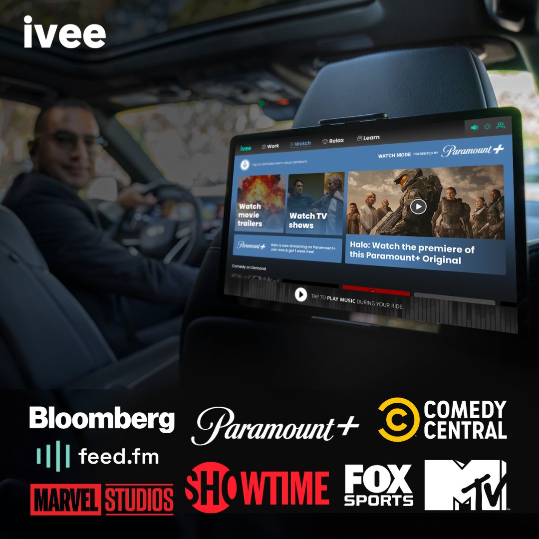 rideivee's tweet photo. Maximize your Uber/Lyft journey by enjoying Ivee's premium streaming content โ commuting time becomes valuable time! ๐๐ฌโจ
#BetterRide #PremiumContent #CommutingUpgrade #RideInStyle #IveeExperience https://t.co/sP0ZI7GBzD