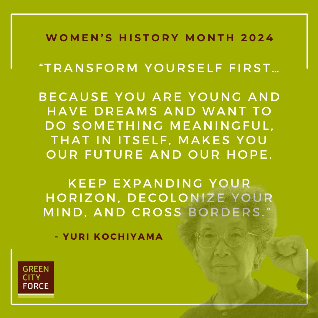 Happy Women's 'HerStory' Month! Among the many #sheroes who inspire us at GCF in their leadership for a better world, we hope these words from female changemakers in social, economic & environmental justice speak to you as much as they speak to us & our movement-building!