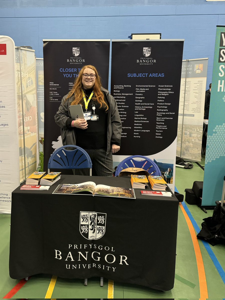 Hi everyone, Amy has been @Newman_College today. We hope you had a chance to visit the stand 😀 Have a great weekend 🎉 #HigherEd @BangorUni