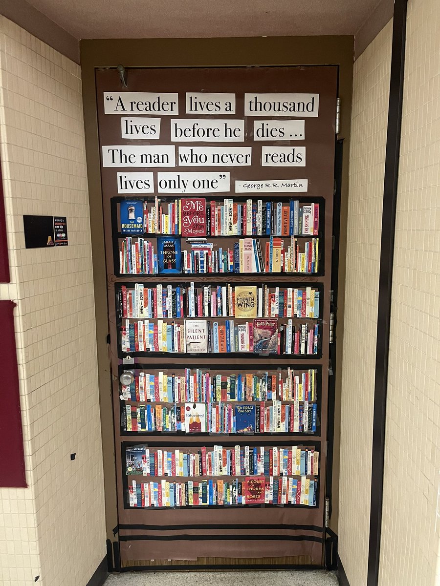 “A reader lives a thousand lives before he dies. The man who never reads lives only one.” - <a href="/GRRMspeaking/">George RR Martin</a> 

March is Reading Month! <a href="/AthensMedia/">AthensMedia</a> <a href="/troy_athens/">Troy Athens High School</a>
