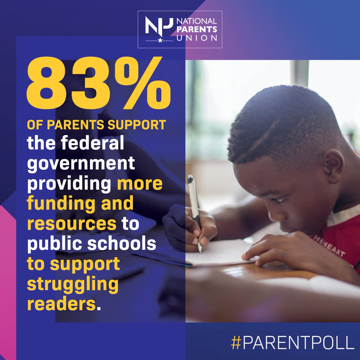 NationalParents's tweet photo. Readers today, leaders tomorrow. With our #ReadtoRise campaign, @nationalparents will pull every advocacy lever in our toolbox to ensure all children are provided resources and funding for evidence-based reading instruction.  #ParentVoice2024 #ParentPoll https://t.co/2hkAaRkxfB https://t.co/WoUu9SRxf3