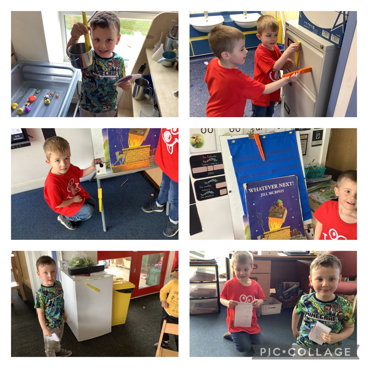 IPMATTowngate's tweet photo. Today we explored with the magnets!🧲 #Receptiontpa enjoyed finding things around our classroom that are magnetic. We wrote a list of some of the things we found. #understandingtheworld #writing https://t.co/f5mYl3ZLbq