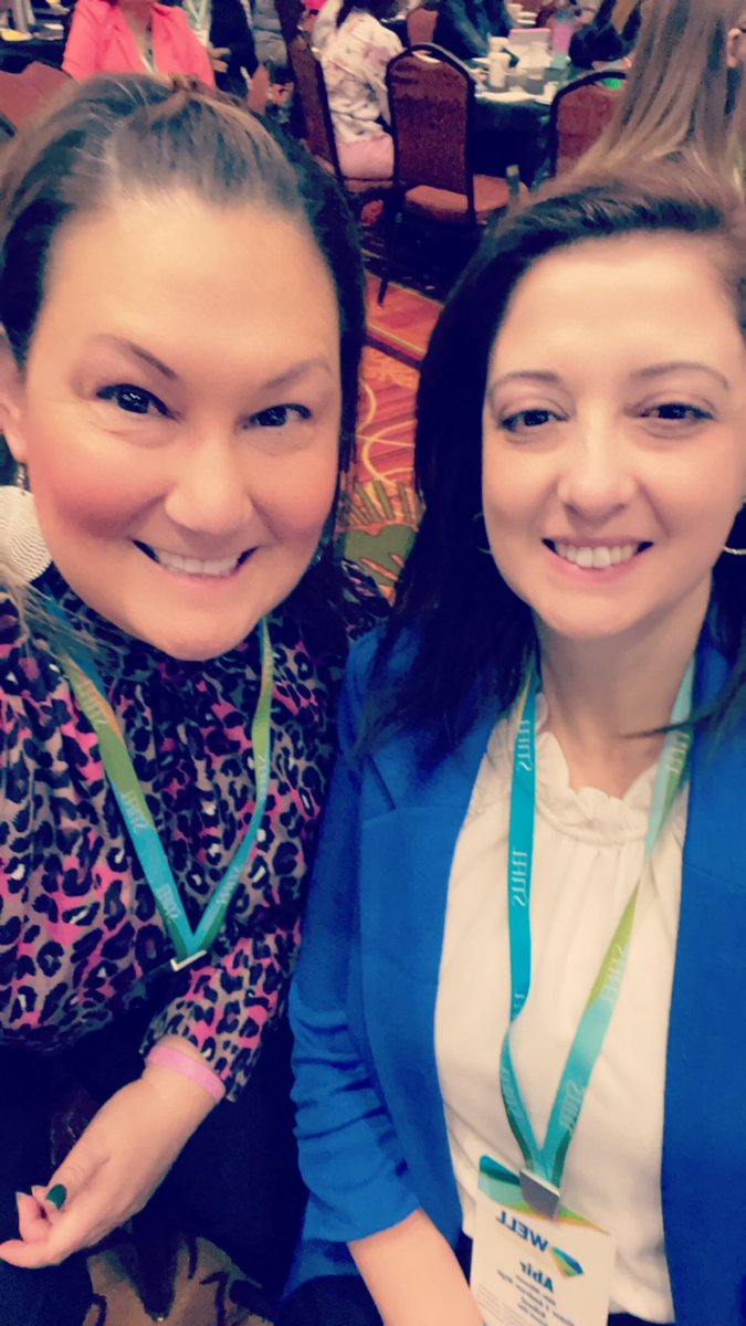 KatieLyman4's tweet image. WELL Summit 2024!!!! Celebrating women in leadership all day with 2 of my favorites- @AbirOthman and @cmvacca!! 💗🥰🙌🏼 #WellSummit #PositivePrincipal #CelebrateLeadership