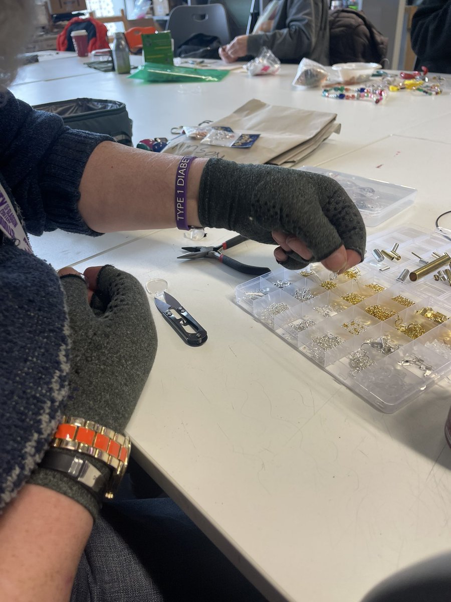 Thanks to funding from @HAUS_Collective we are delivering Jewellery design classes to the @TheMarieTrust vulnerable students - with one student already accepted onto a full time course in NQ Photography @CofGCollege 👏🏻 We can’t wait to see final pieces! 💍