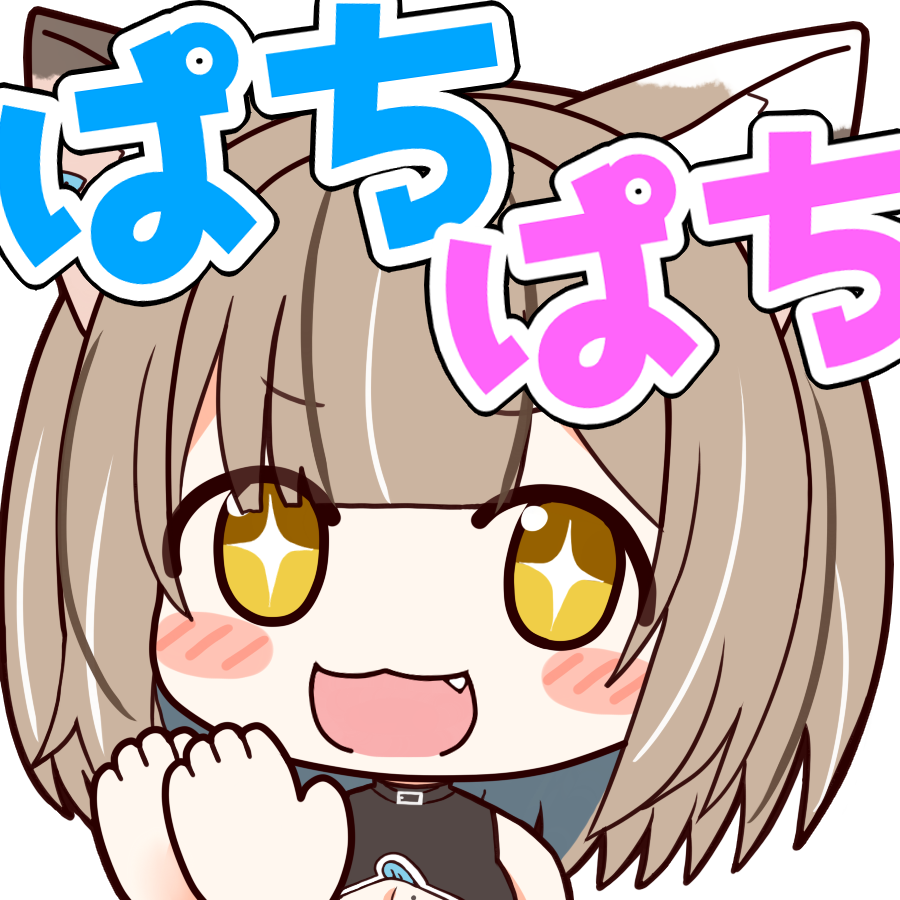 「スタンプ案「ぱちぱち」 #しらすけっち 」|モノ🍎 C100Boothで販売中のイラスト
