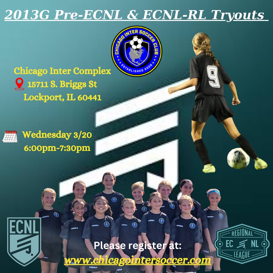 If you have any questions, please reach out to info@chicagointersoccer.com #LeadersPlayHere #MoreThanAClub