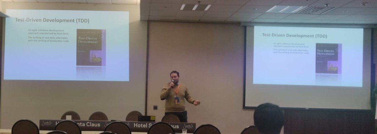 Pietro Cassieri (@pietrocassieri) on Twitter photo My first presentation in an international conference! Thanks for this beautiful occasion <a href="/SANERconf/">IEEE SANER</a> My first presentation in an international conference! Thanks for this beautiful occasion <a href="/SANERconf/">IEEE SANER</a>