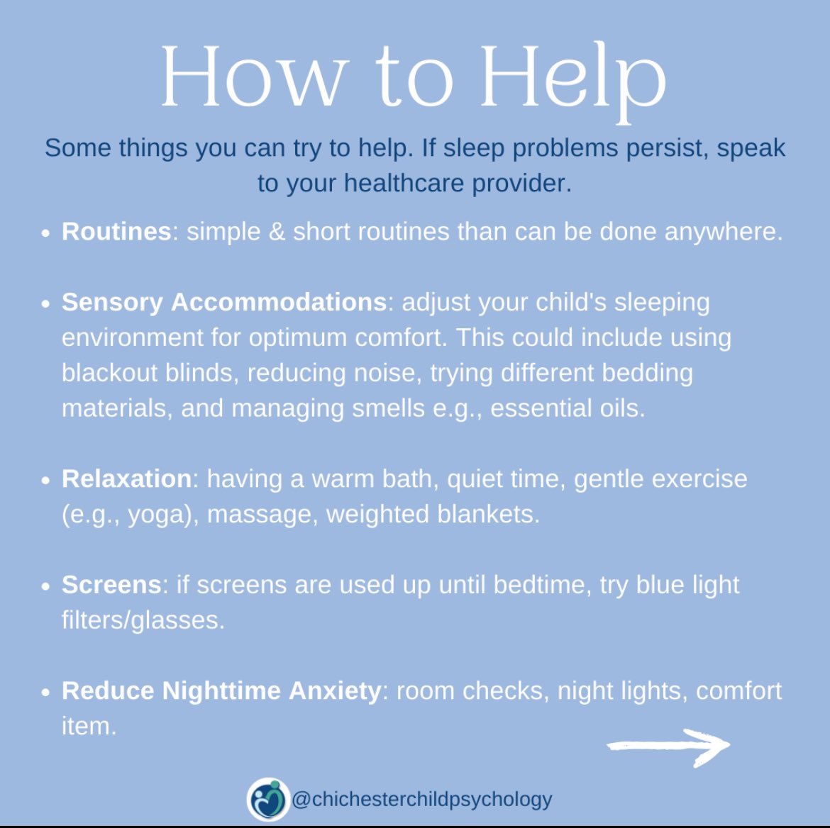 DrMelanieSmart's tweet photo. It’s #WorldSleepDay
We work with many children and young people with #Neurodivergence and sleep can be a huge issue. We have put together some general and specific information for #ASC #Autism #ADHD #ADD and #PDA #DemandAvoidance
We hope it helps… https://t.co/r1Mlgwk4RY