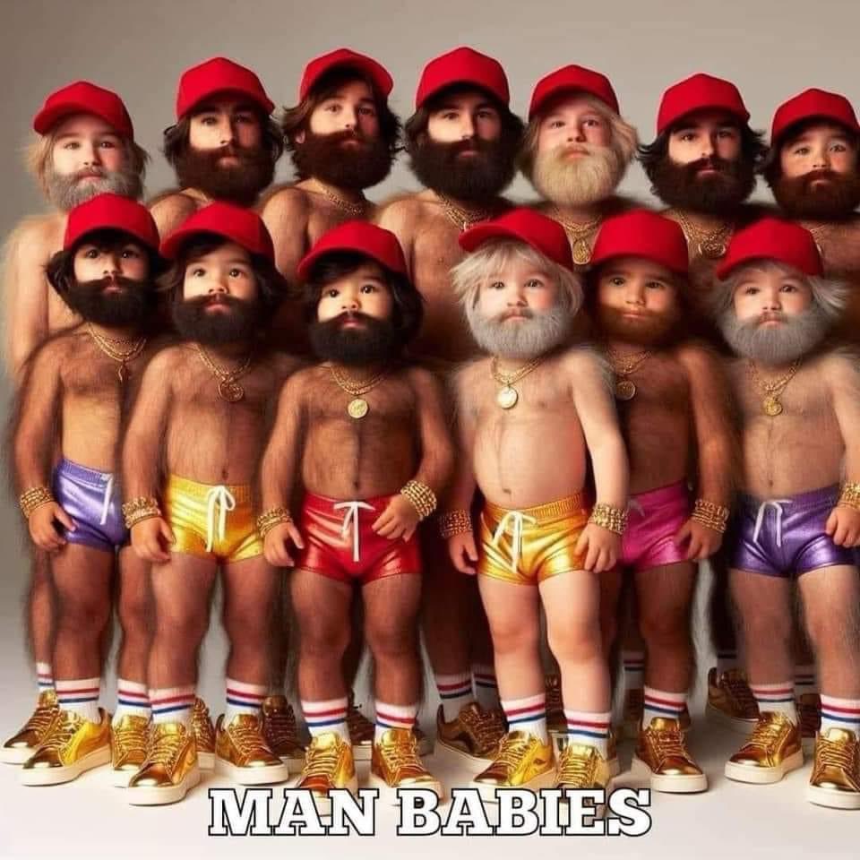 goRubenRuben's tweet photo. Oralè Resisters 
Klown Konspiracy Kings
#KlownKonspiracyKings #OraléVoteJoe #ManBabies https://t.co/pXcQgIXgeY