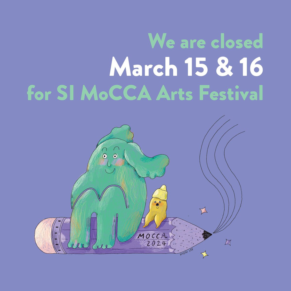 The Society of Illustrators is closed today and tomorrow for SI MoCCA Arts Festival! We hope you will join us at Metropolitan Pavilion this weekend! Click here for tickets: buff.ly/3TbdtFG