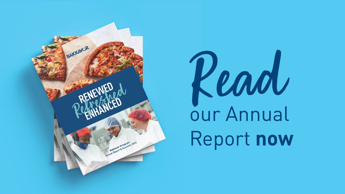 Today we published our 2023 #Bakkavor Annual Report in which we talk about our Renewed purpose, our Refreshed regional priorities and our Enhanced focus on managing cash. Go to our website to find out more. bit.ly/BakkavorAR