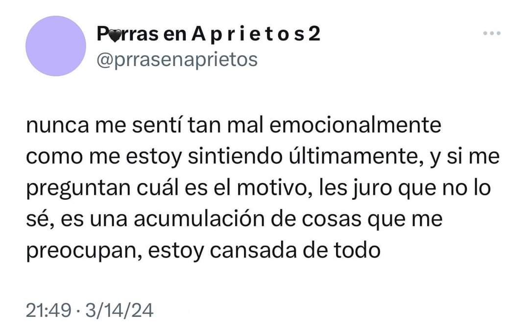 En qué momento me convertí en esto ? Y como hago para salir ?