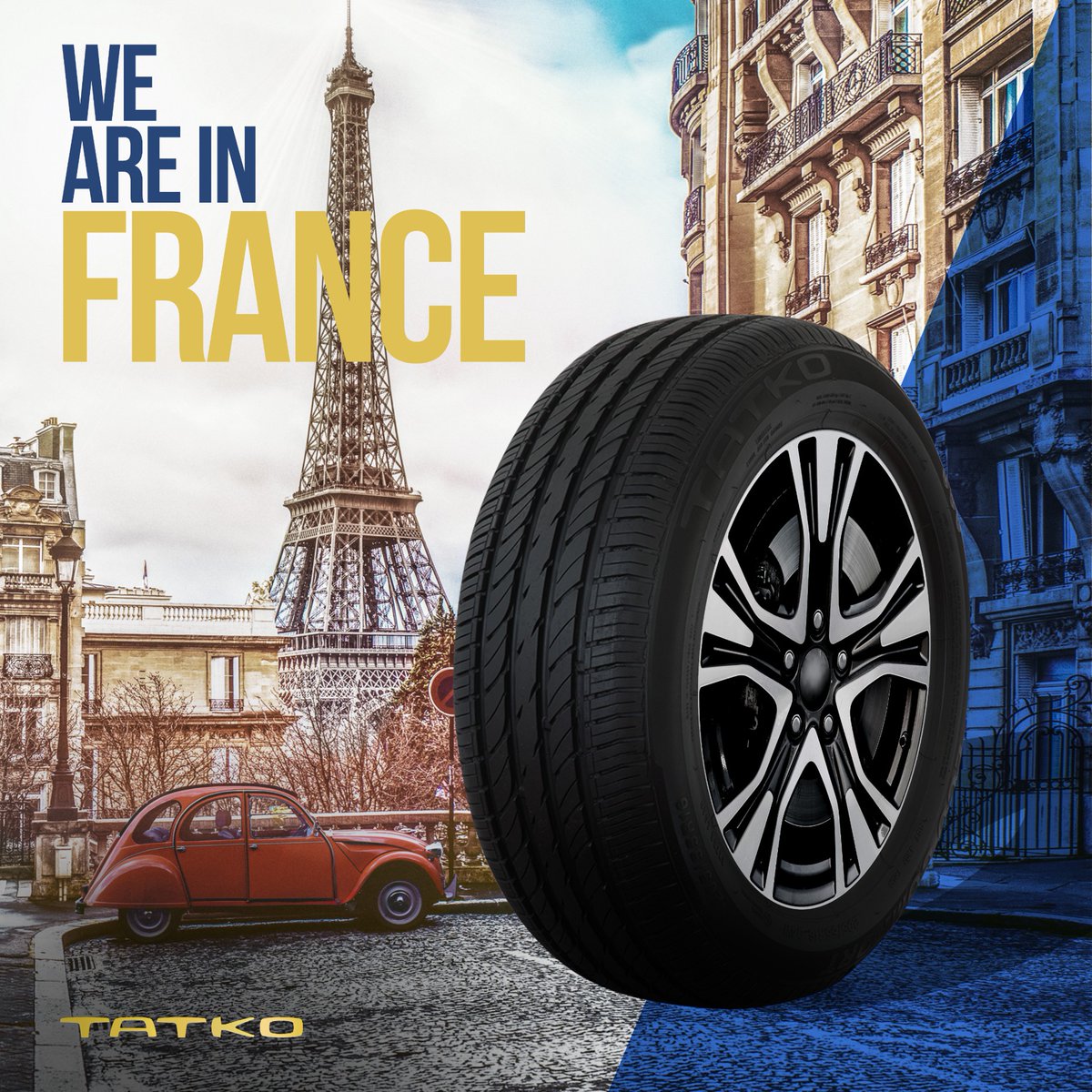 We are in: France. 

Discover Tatko PCR family.

#Tatko #TatkoTires #Industrial #Tractor #OffTheRoad #Car #Lighttruck