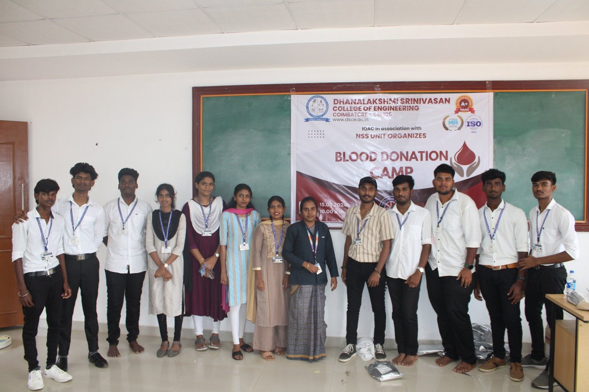 Nss_Dscecbe's tweet photo. "𝐄𝐕𝐄𝐑𝐘 𝐁𝐋𝐎𝐎𝐃 𝐃𝐎𝐍𝐎𝐑 𝐈𝐒 𝐀 𝐇𝐄𝐑𝐎 🦸"
NSS UNIT ORGANIZES BLOOD DONATION CAMP AT DHANALASKMI SRINIVASAN COLLEGE OF ENGINEERING COIMBATORE AND 65 STUDENTS DONATED THEIR BLOOD AND THANK YOU FOR YOUR DONATION🩸.
#camp
#blood
#blooddonation
#camp
#cbe
#dsce
#savelife https://t.co/bJlLKWBEiL