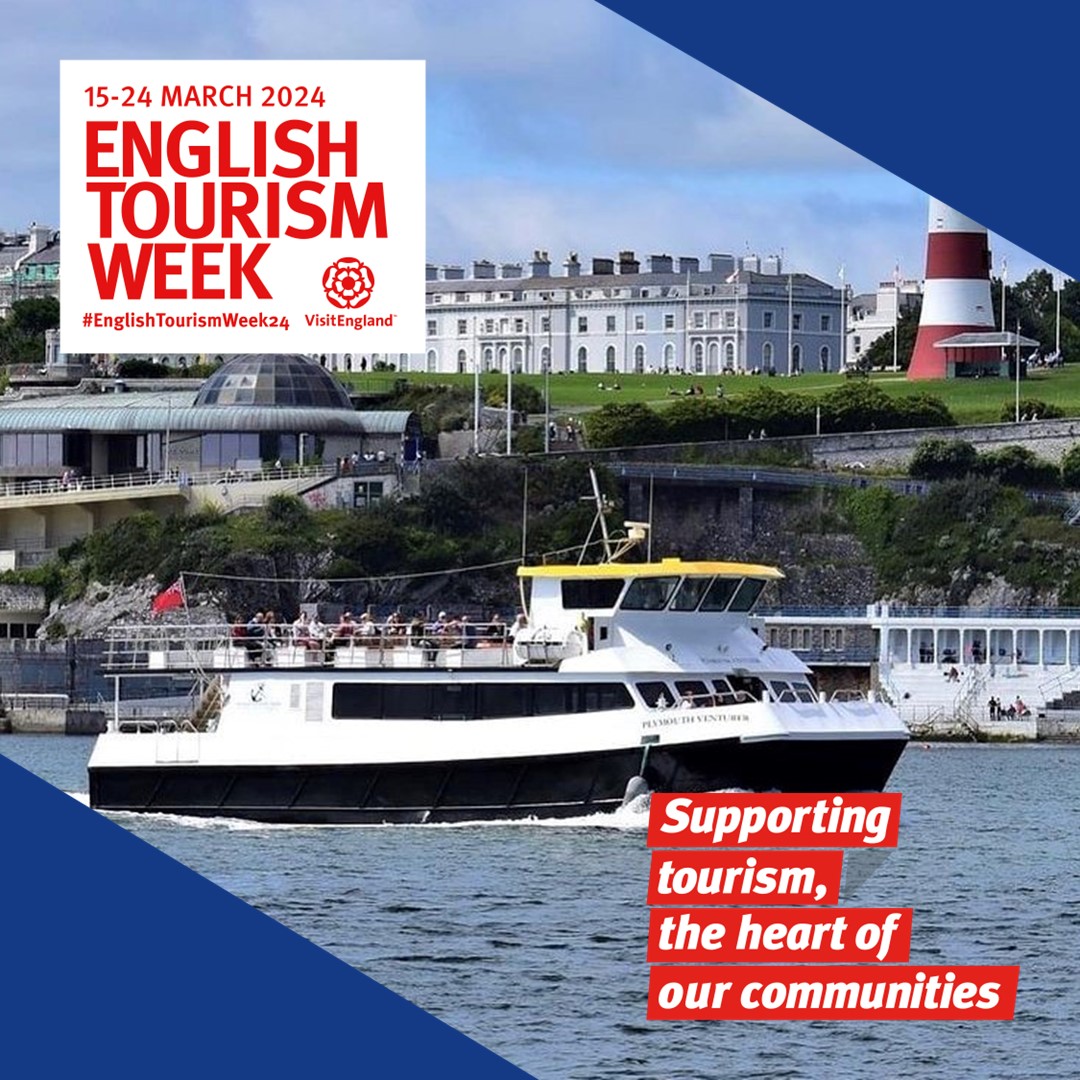 🌟 Happy English Tourism Week 2024! 🌟 Whether you've sailed with us before or you're a first-time passenger, THANK YOU for choosing to explore our beautiful coastline with us! 💙🚢 Daily services kick off on Good Friday! #EnglishTourismWeek24 #LovePlymBoatTrips
