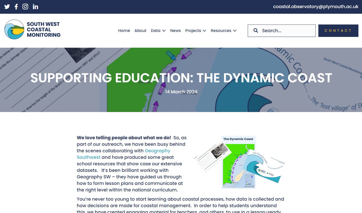OfficialSWCM's tweet image. ⚠️ New blog post alert! ⚠️
Check it out on our website. This one is also about our collaboration with @geographysw_ to create educational material for KS3 and GCSE students
#scienceeducation #schoolsupport #CoastalScience

southwest.coastalmonitoring.org/blog/supportin…