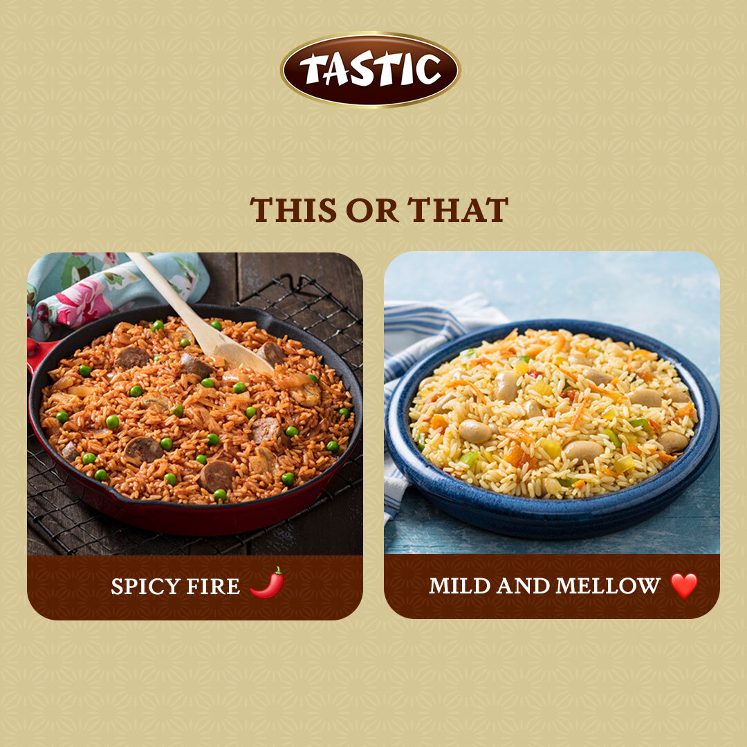 🌶️ Spicy wizards or 🍚 Mild maestros, where you at?
Share some rice inspo.​ 
Comment below with your fav🌶️ Spicy or ❤️ Mild​

#MoreInEveryPot #PerfectEveryTime