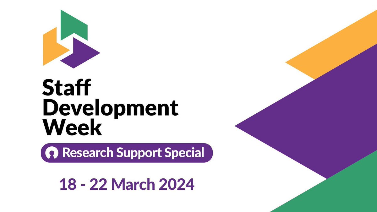 Join us for #ResearchSupportSpecial #StaffDevelopmentWeek 18-22 March. Take part in online and in-person sessions on PURE, Reference Management, Data Management Plans, Publishing OA, and more! #Research #ProfessionalDevelopment #EHU Find out more: tinyurl.com/SDW2024