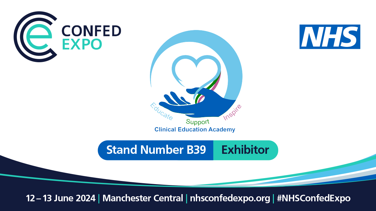 Pleased to welcome @Clinedacademy at #NHSConfedExpo. The Clinical Education Academy provides high-quality education and training for health professionals, with a student-centered, patient-focused approach. They are committed to exceptional service worldwide.