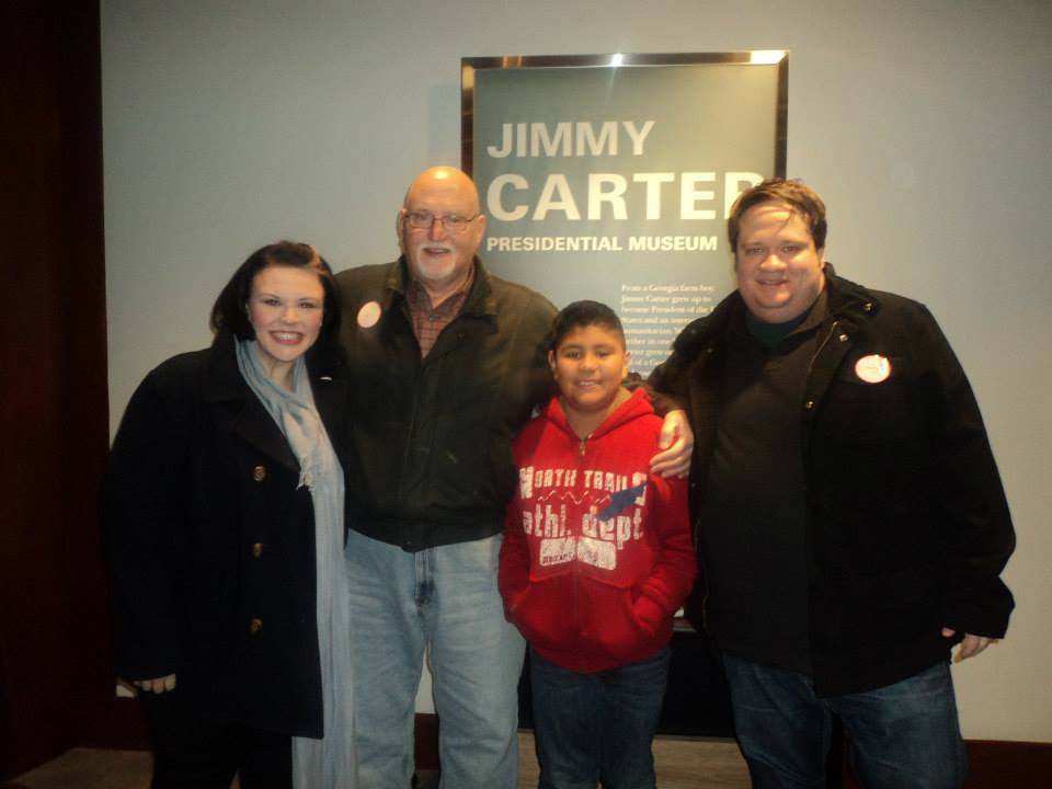 beyondthefrontp's tweet photo. #FlashbackFriday to 2015 at the Jimmy Carter Presidential Library...Beyond the Front Porch's first Super Donor and his family. RIP Gary Warner! Not only was he a donor but a frequent attendee #BTFPfieldtripsROCK #inspirationthroughexploration #wearethevillage https://t.co/RMBr3hVs9Q