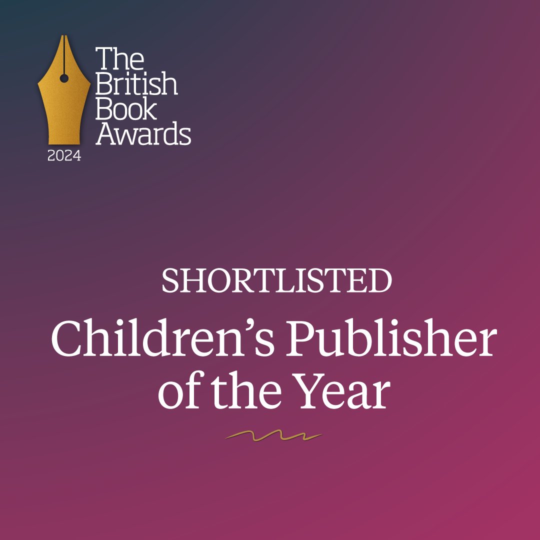 We are delighted to be shortlisted for Children's Publisher of the Year at the #BritishBookAwards 2024 ✨✨ #Nibbies

thebookseller.com/awards/the-bri…