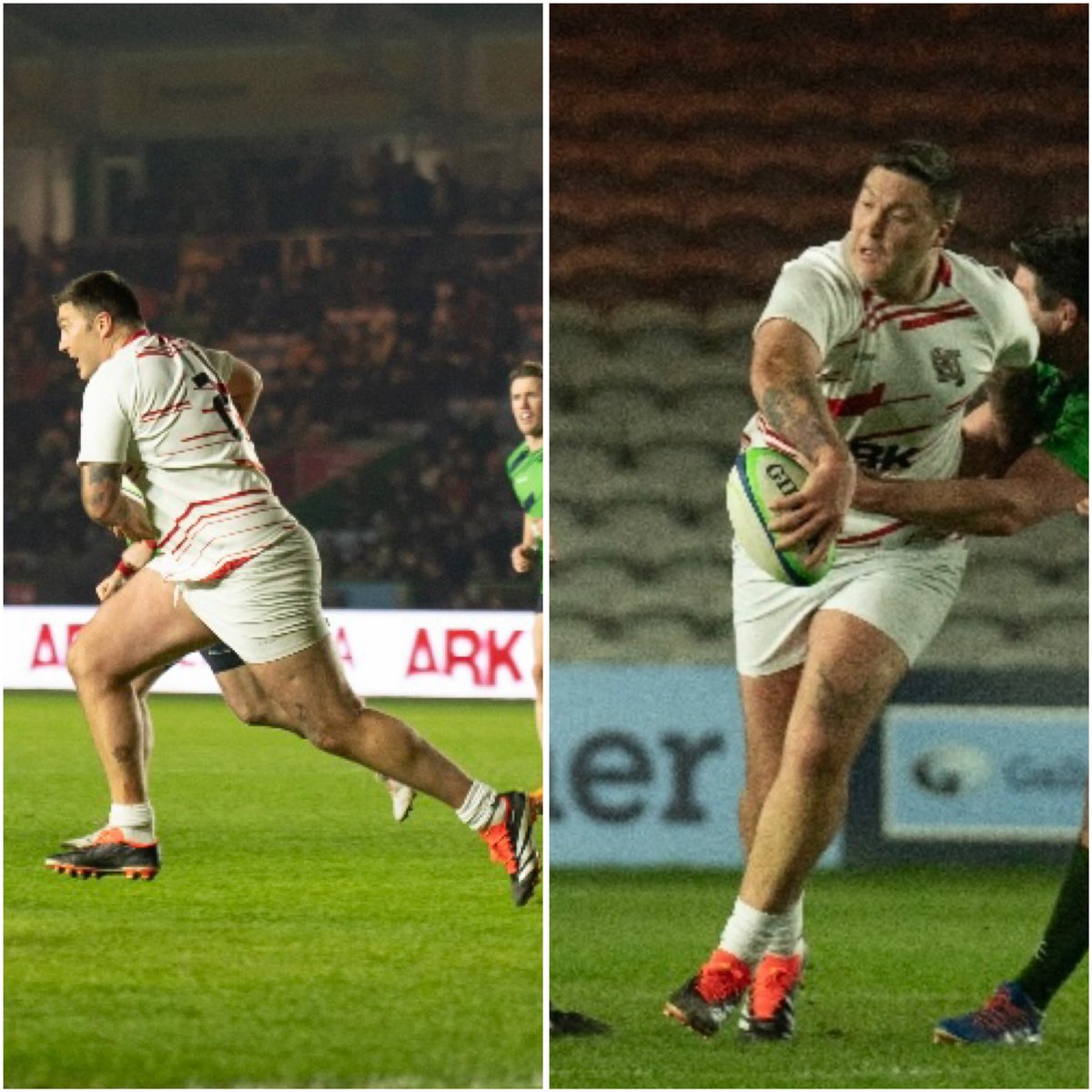 Great fun last week pulling on the kit again for England legends v Ireland legends. Very lucky to play with and against great players and nice to have 7 of us who also represented England 7’s back in the day.