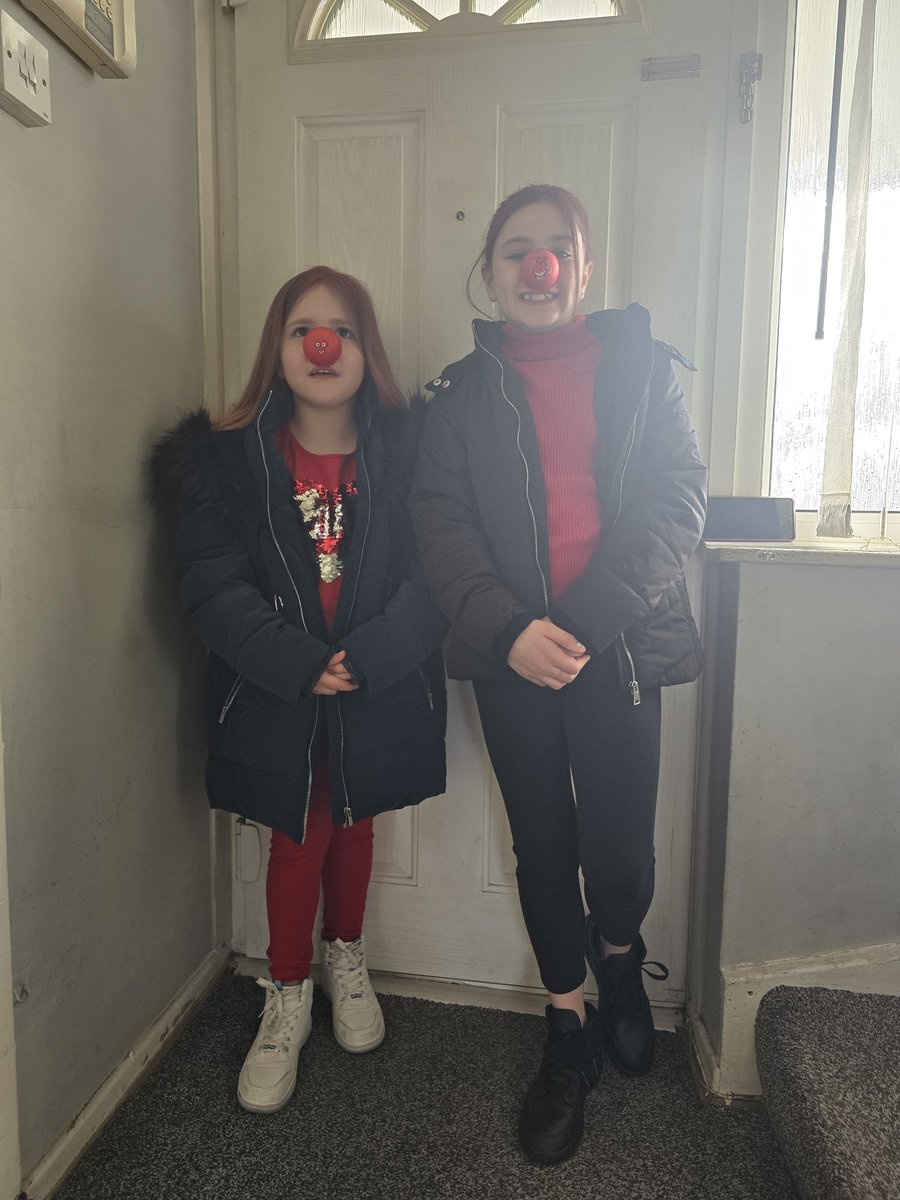 Debward86's tweet photo. #RedNoseDay 2024 @Yenton_Primary https://t.co/nQWcqToqN1