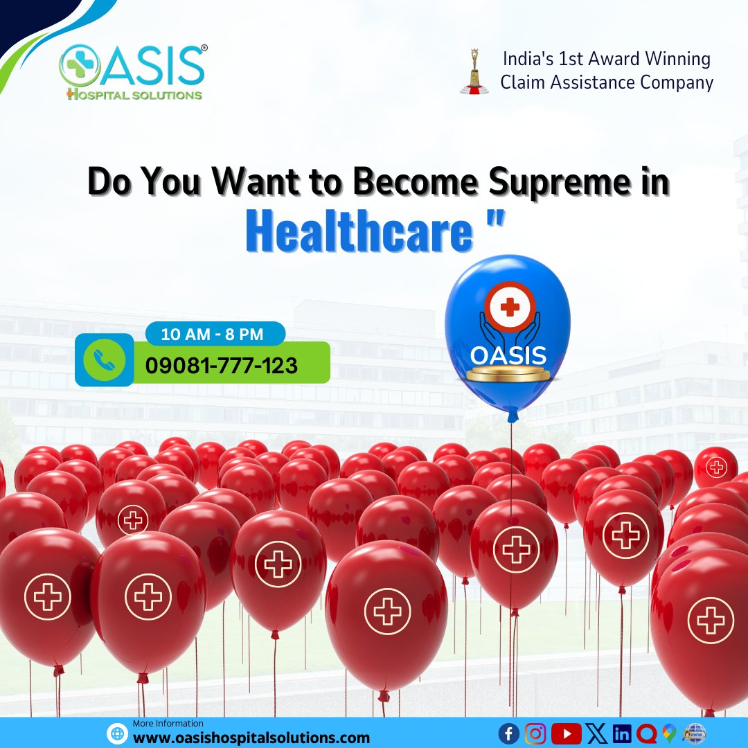 🎯Cashless Mediclaim Process🎯

🏆India's 1st Award-Winning Claim Assistance Company

#nabh #tpadesk #claimmanagement
#cghs #corporateinsurance #pmjay #esic #governmentschemes #hospitalgrowth #mbbs #OasisHospitalSolutions #HealthcareRevolution #AwardWinningClaims #oasis #tpadesk