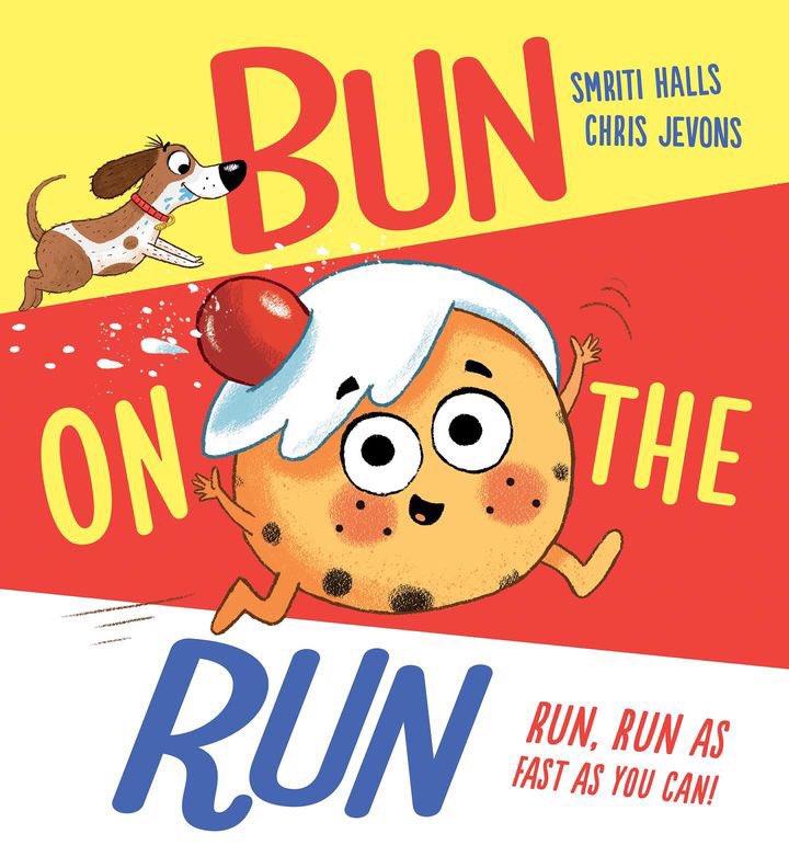 #CoverReveal!! Tada!! Meet BUN ON THE RUN… the first cheeky creation cooked up by myself and laugh-out-loud illustrator @Chris_Jev!! 😆 Bernard the Bun will be hopping onto shelves on 10th April… PRE-ORDER quick to ensure you get a bite. More info below 👇🏽#BunOnTheRun