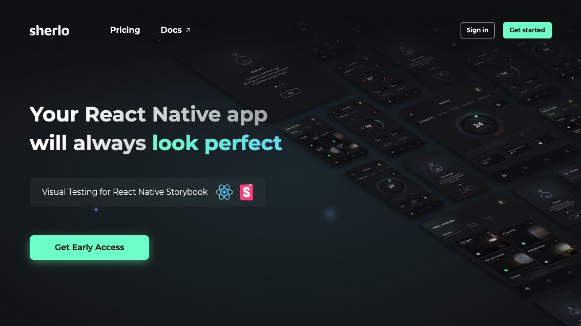 sebastienlorber's tweet image. TIL about @sherlo_io by @Dawid_Krajewski 

Visual regression tests for React Native Storybook 👌

I would definitively use a product like this.

If you are not using visual regression tests, you probably ship visual bugs in your app without knowing.
