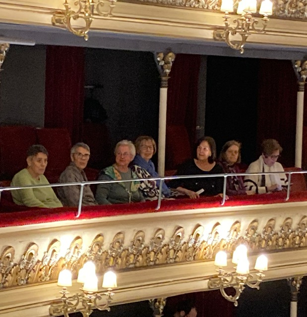 CPEPAJCosta's tweet photo. Con motivo de la celebración del día Internacional de la Mujer, el pasado 7 de marzo, las alumnas del aula de Caspe asistieron al estreno de la obra La Regenta en el Teatro Principal de Zaragoza. https://t.co/dyqge9jZjN