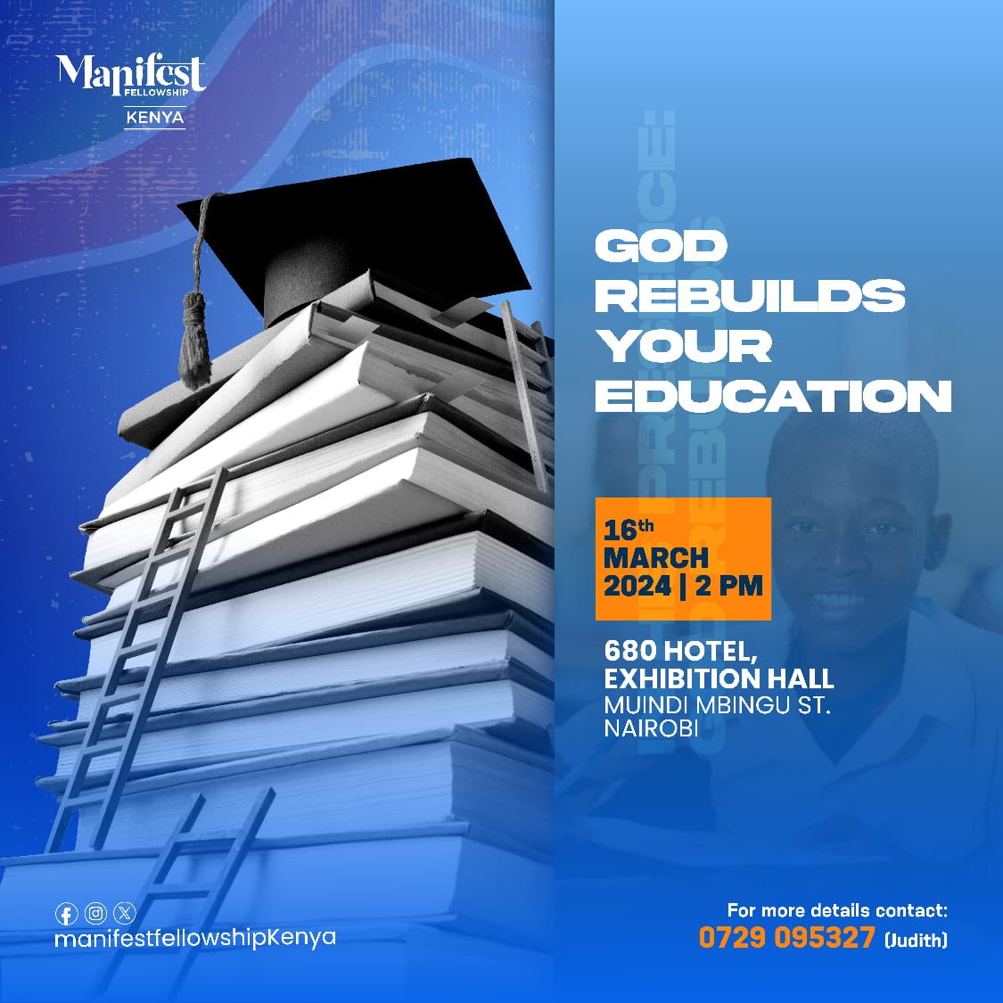 ManifestKenya's tweet photo. God Rebuilds Your Education.
#GodRebuilds
#BringAFriend https://t.co/b6hD5OZYRb