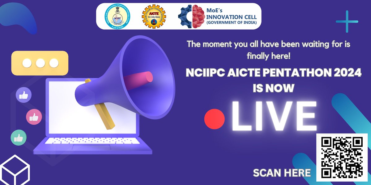 Few hours left to kickstart NCIIPC and AICTE's #PENTATHON2024 competition. Register Now at: Pentathon2024.in for the National Cyber VAPT Challenge to be shortlisted to underake #VAPTforINDIA. Learn more: mic.gov.in/pentathon2024/ @SITHARAMtg