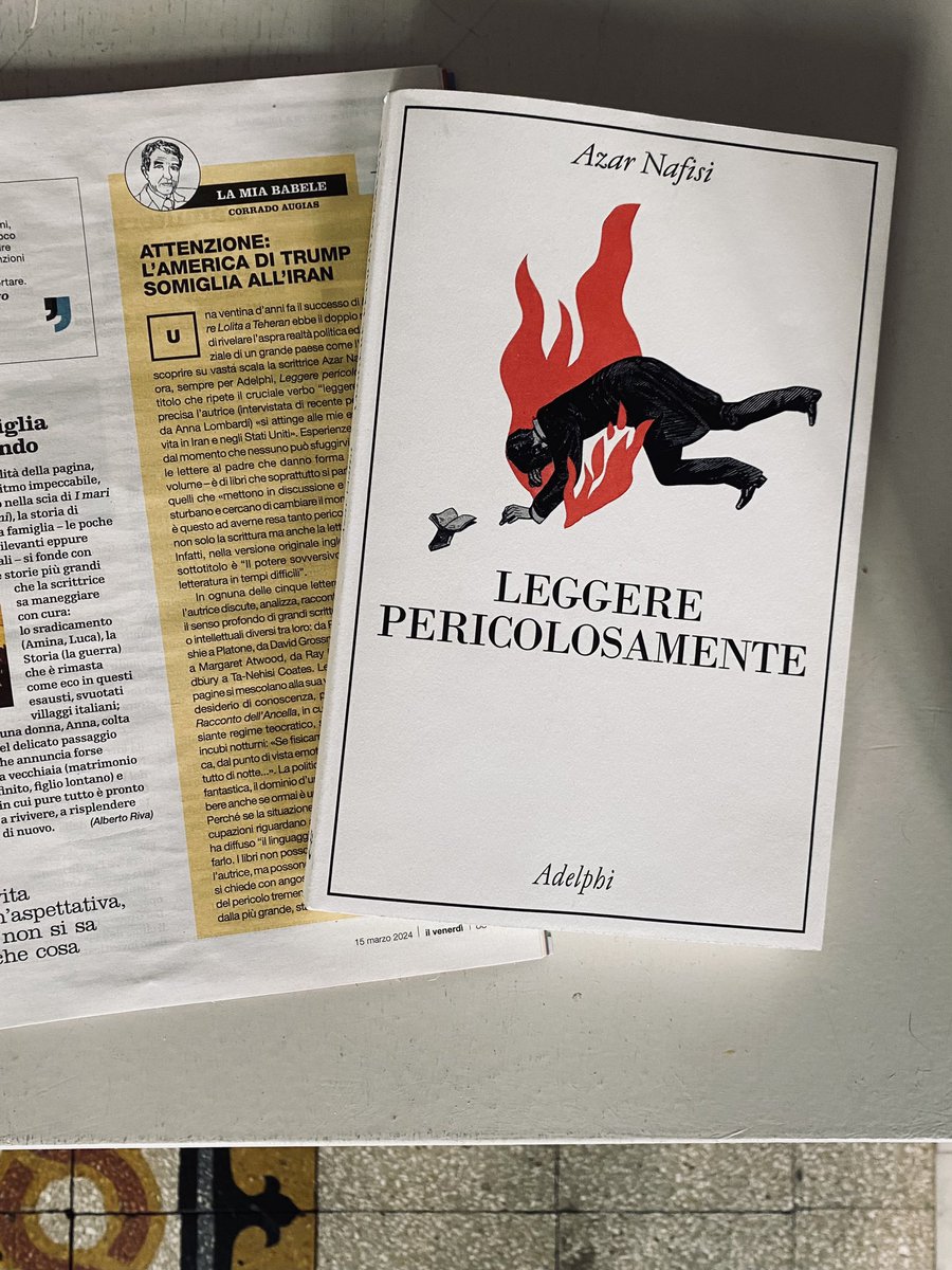 GiCivi's tweet photo. “Com’è possibile, si chiede con angoscia @azarnafisi, che non tutti si rendano conto del pericolo tremendo che le democrazie, a cominciare dalla più grande, stanno correndo?”
Corrado Augias @ilvenerdi 

Leggere pericolosamente @adelphiedizioni https://t.co/AJd5GNTq1P